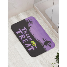 Halloween Trick or Treat Bath Mat