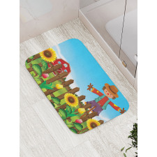 Happy Garden Flora Bath Mat