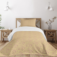 Repetitive Royal Pattern Bedspread Set