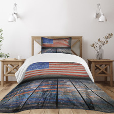 Patriotic National Flag Bedspread Set