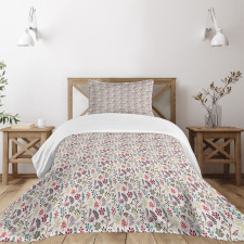 Creative Leafy Branches Bedspread Set