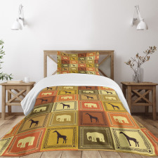 Animals Pattern Bedspread Set