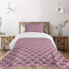 Feminine Romantic Flowers Bedspread Set