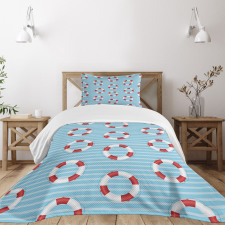 Life Preserver Crisis Bedspread Set