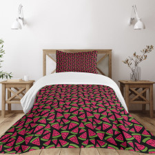 Creative Fruit Slices Bedspread Set