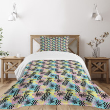 Quirky Vibrant Composition Bedspread Set