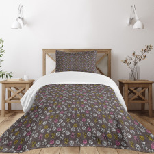 Autumn Pine Cone Bedspread Set