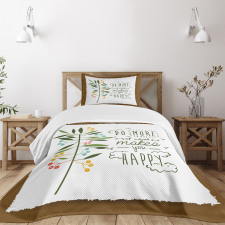 Mindfulness Flying Birds Bedspread Set
