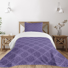 Floral Mandala Oriental Bedspread Set