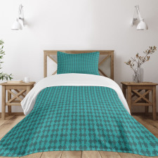 Gay Couple Motif Bedspread Set