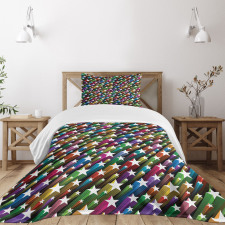 Stars Disco Bedspread Set