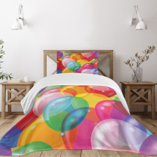 Balloons Fun Bedspread Set