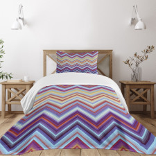 Chevron Small Strikes Bedspread Set