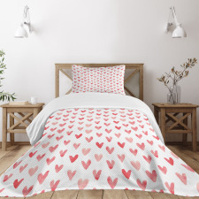 Retro Style Art Shapes Bedspread Set