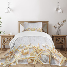 Sea Shells on Timber Bedspread Set