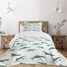 Dangerous Underwater Bedspread Set