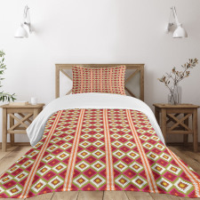 Oriental Turkish Geometric Bedspread Set