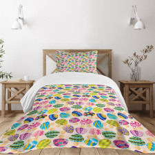 Doodle Mushroom Fairy Bedspread Set