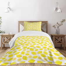 Delicious Citrus Fruits Art Bedspread Set