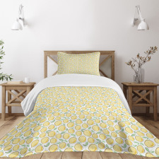 Delicious Citrus Fruit Art Bedspread Set