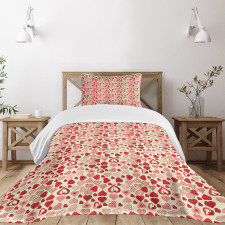 Creative Hearts Bedspread Set