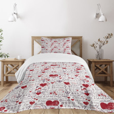 I Love You Lingo Bedspread Set