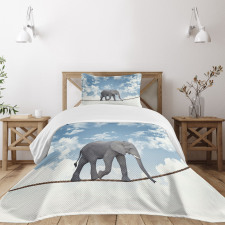 Classic Elephant Balance Bedspread Set