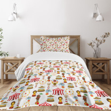 Circus Elephant Bear Bedspread Set