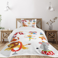 Circus Wild Animals Bedspread Set