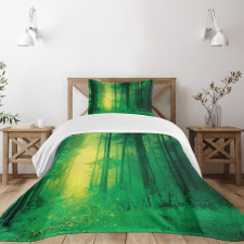 Fairy Springtime Forest Bedspread Set