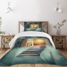 Magic Book and Animals Bedspread Set
