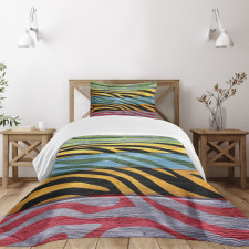 Colorful Animal Bedspread Set