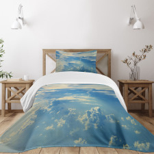 Sunrise Foggy Morning Bedspread Set