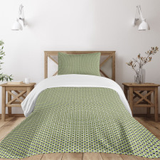 Symmetric Mini Rectangles Bedspread Set