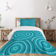 Abstract Australian Dots Bedspread Set