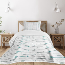 Arrow Pattern Horizontal Bedspread Set