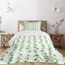 Vivid Watercolor Swirls Bedspread Set