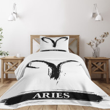 Aries Astrology Sign Bedspread Set