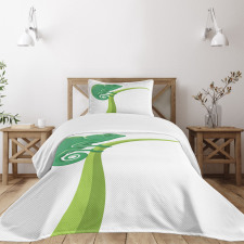 Exotic Grumpy Lizard Bedspread Set