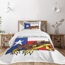 American Texas City Bedspread Set