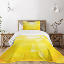 Modern Circular Mosaic Bedspread Set