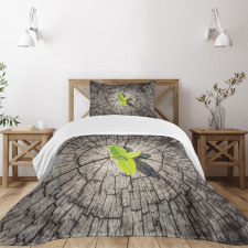 Dried Earth Planet Bedspread Set