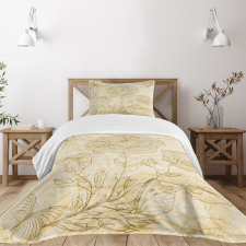 Roses and Butterflies Bedspread Set