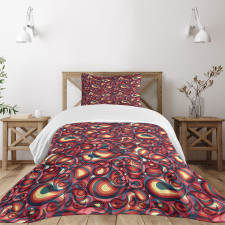 Modern Paisley Bedspread Set