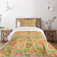 Colorful Vintage Bedspread Set