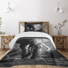 Exotic Wildlife Elephant Bedspread Set