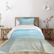 Sea Horizon Shore Beach Bedspread Set