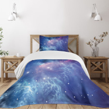 Star Clusters in Space Bedspread Set