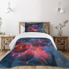 Milky Way Star Cluster Bedspread Set