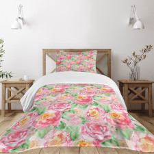 Soft Blossoming Bedspread Set